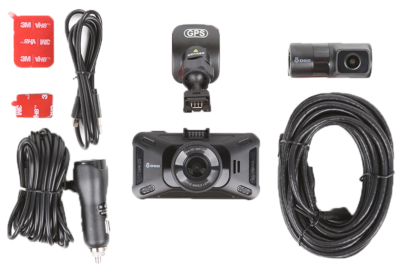 DOD GS980D camera - package contents