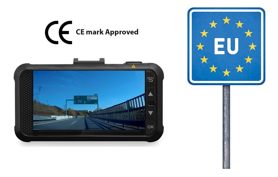 Certified CE car camera GS980D