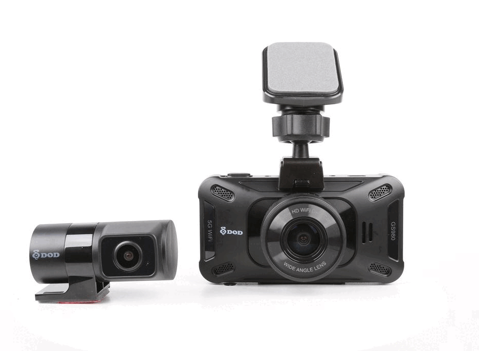 DOD GS980 front and rear car camera